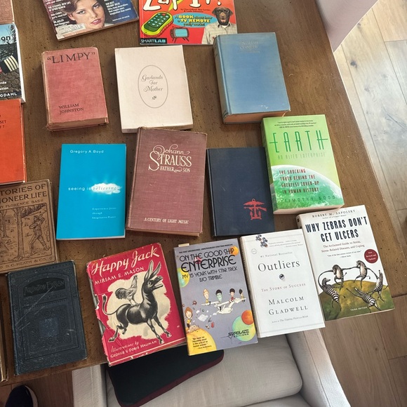 Vintage Book Collection with Multicolor Covers - Picture 2 of 3